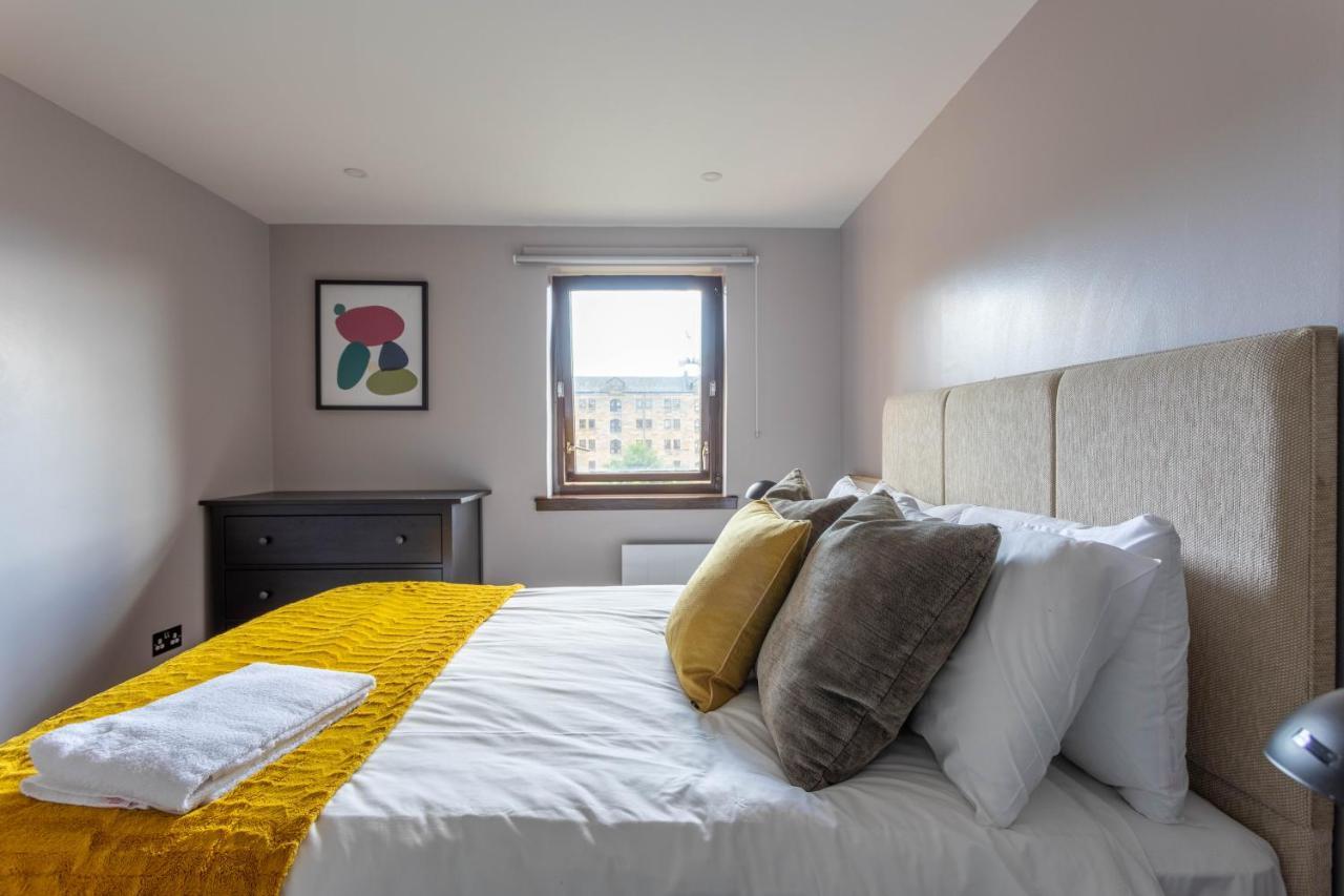 Stunning 1 Bed Merchant City Apartment With Parking Glasgow Esterno foto